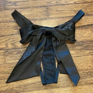 Victoria’s Secret Black Big Bow Panties